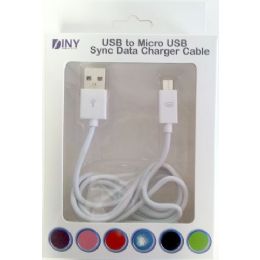144 Pieces Usb To Micro Usb Sync Data Charger Cable v8 - Cables and Wires