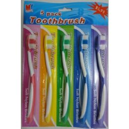 24 Wholesale 5pk Toothbrush