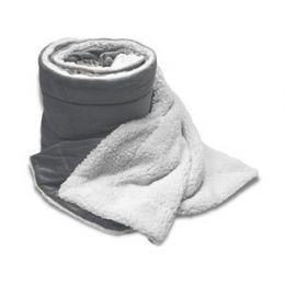 8 Units of OveR-Sized Micro Mink Sherpa Blankets Grey Color Only - Fleece & Sherpa Blankets