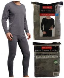 12 Wholesale Man Thermal Wear Set (shirt + Pants)