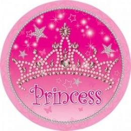 144 Pieces Princess 7"' Plate 8ct - Party Paper Goods
