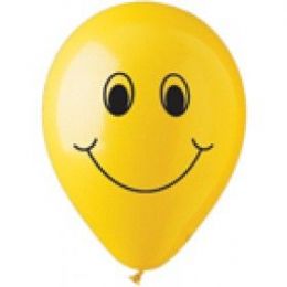 40 Pieces 50ct 12" Deco Ss Smiley Face - Balloons & Balloon Holder