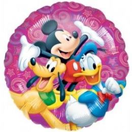 100 Pieces Mylar 18" LC-H Bday Disney Celebration - Balloons & Balloon Holder