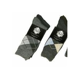 60 Pairs Men's 3 Pack Casual Print Dress Socks - Mens Dress Sock