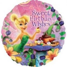 72 Wholesale Ag 18 Pkg Lc Pkg Tinkerbell B-Day Wishes