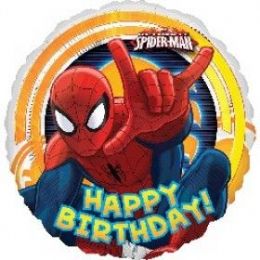 48 Pieces Mylar 18" Pkg LC- Spiderman Action - Balloons & Balloon Holder