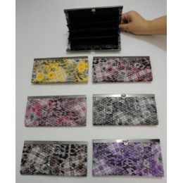 72 of Ladies Expandable Wallet [plaid & Roses]