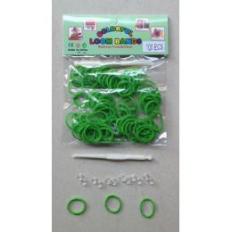 144 Units of 100pk Loom Bands [lime] - Bracelets