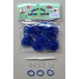 144 Units of 100pk Loom Bands [royal Blue - Bracelets