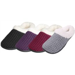 36 Wholesale Isadora" Womens Sweater Slippers