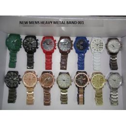 24 Wholesale Heavy Metal Mens Watches