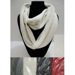 72 Pieces Knitted Loop Scarf [tight Knit] - Winter Sets Scarves , Hats & Gloves