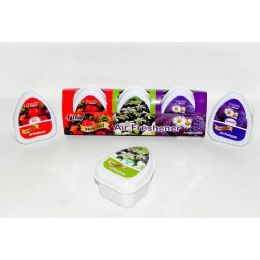 48 Wholesale Mini Gel Air Freshener 3 Pack