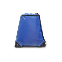 60 Wholesale Zipper Drawstring Backpack Royal Color