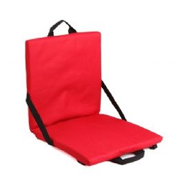 6 Units of Stadium Seat Cushion - Red - Auto Accessories