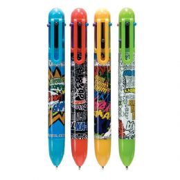 72 Wholesale Funniez 6-Color Pen