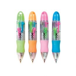 72 Wholesale Mini 4-Color Pen