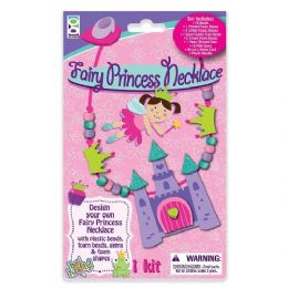 48 Wholesale Fairy Princess Necklace Foam Craft Kit
