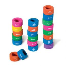 1000 Units of Alphabet Eraser Grip - Pencil Grippers / Toppers