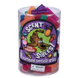 300 Units of ScenT-Sibles Squishy Pencil Grip - Pencil Grippers / Toppers