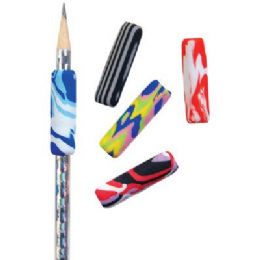 300 Units of Tye Dye Grip - Pencil Grippers / Toppers