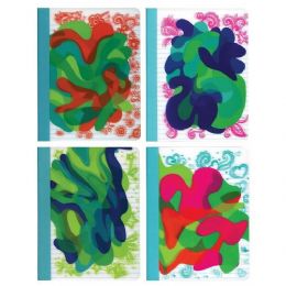 36 Pieces Sassy Swirl 3d Composition Book - Notebooks
