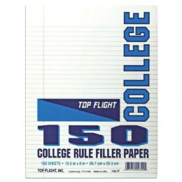 48 Wholesale 8 X 10.5 Looseleaf Paper Pack College Rule