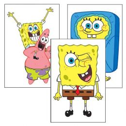 180 of Spongebob Squarepants Temporary Tattoo Pack