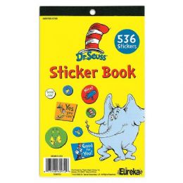 12 Wholesale Dr Seuss Sticker Book Pack