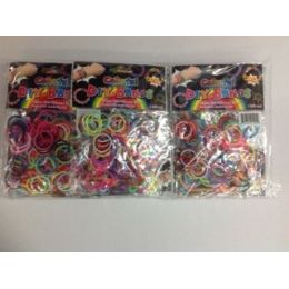 144 Pieces 300 Pc Count Loom Bands Asst Colors - Novelty Toys
