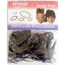 48 Pieces Elastic Ponytail 250 Pack - PonyTail Holders