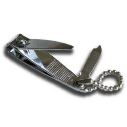 72 Wholesale Nail Clipper With Nail File And Keychain