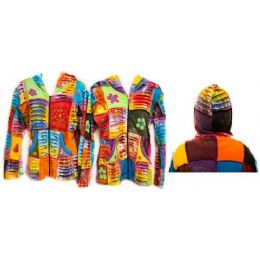 12 Pieces Nepal Handmade Jackets Patchwork Assorted - Womens Sweaters & Cardigan