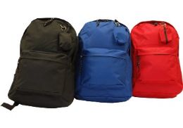 24 Wholesale 17" Backpack Red