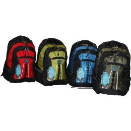 24 Pieces 19" HeavY-Duty Backpack Mixed Color - Backpacks 18" or Larger