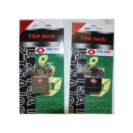 48 Wholesale "E-Z" Tsa Padlock Dark Green