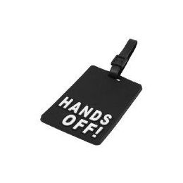 50 Wholesale "hands Off" Luggage Tag Black Color
