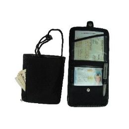 24 Wholesale Id & Boarding Pass Holder W/ Snap Closure