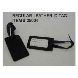 144 Wholesale Regular Leather Id Tag