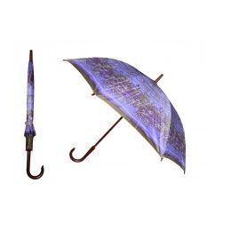 60 Wholesale 40 Inches 8 Ribbed Diameter Cane Printed Umbrella