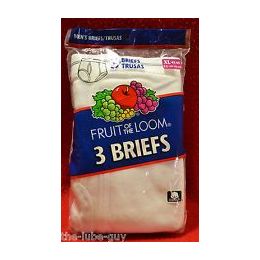 48 Wholesale Fruit Of The Loom Boy's 3 Pack White Briefs