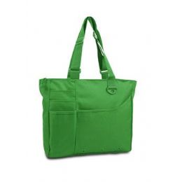 24 Pieces Super Feature Tote - Kelly - Tote Bags & Slings
