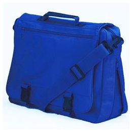 12 Units of Goh Getter Expandable Briefcase - Royal - Lunch Bags & Accessories
