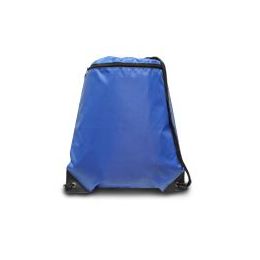 60 Wholesale Zipper Drawstring Backpack - Royal