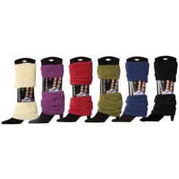 60 Pieces Women's Classic Cable Legwarmers - Arm & Leg Warmers