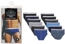 48 Pieces Men's 3 Pack Cotton Briefs - Mens Underwear
