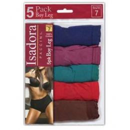 24 Wholesale Ladies 5 Pack Bikini