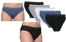 48 Wholesale Ladies 5 Pack Bikini