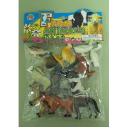 48 Wholesale Play Assorted Farm Animals