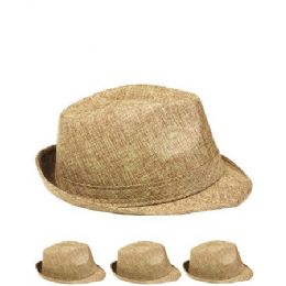 72 Wholesale Fedora Hat One Color